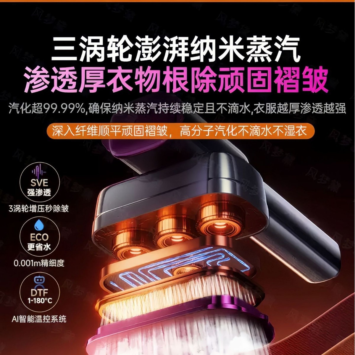 High-End Handheld Garment Ironing Machine, Household Small Ironing Machine, Steam Brush, Portable Dormitory Ironing Artifact, Cross-Border