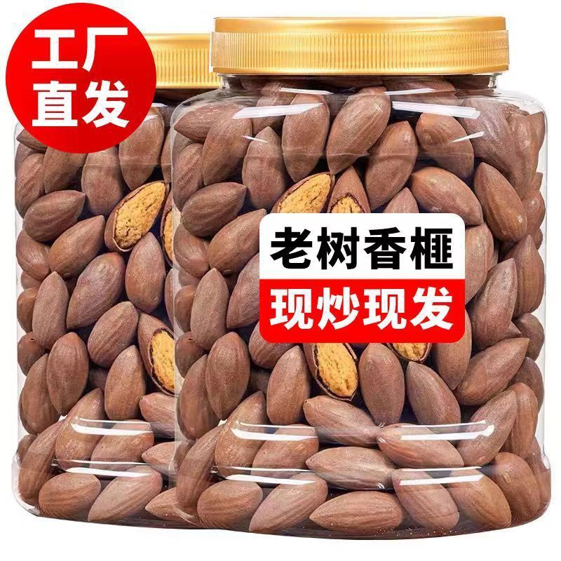 Big Price Reduction] Torreya Nuts Old Tree Fragrant Dried Fruits New Arrival Torreya Seeds Original Flavor Whole Box Snacks 500g Including Cans