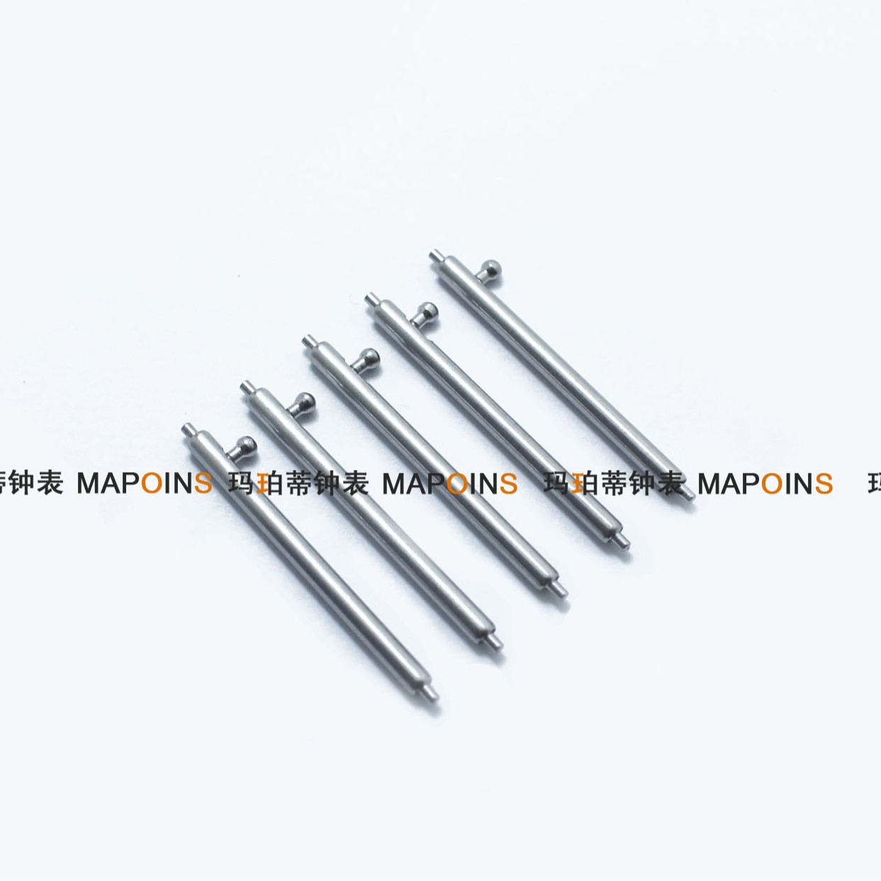 Stainless steel 304 quick release raw ear silicone smart watch with raw ear pin all-steel environmental protection switch raw ear