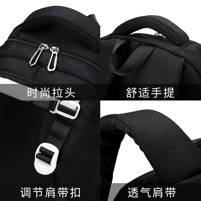 Natural Fish Trolley Schoolbag for Girls, Middle School Students, Large Capacity, Multi-Layer Niche Design, Shoulder Trolley Schoolbag