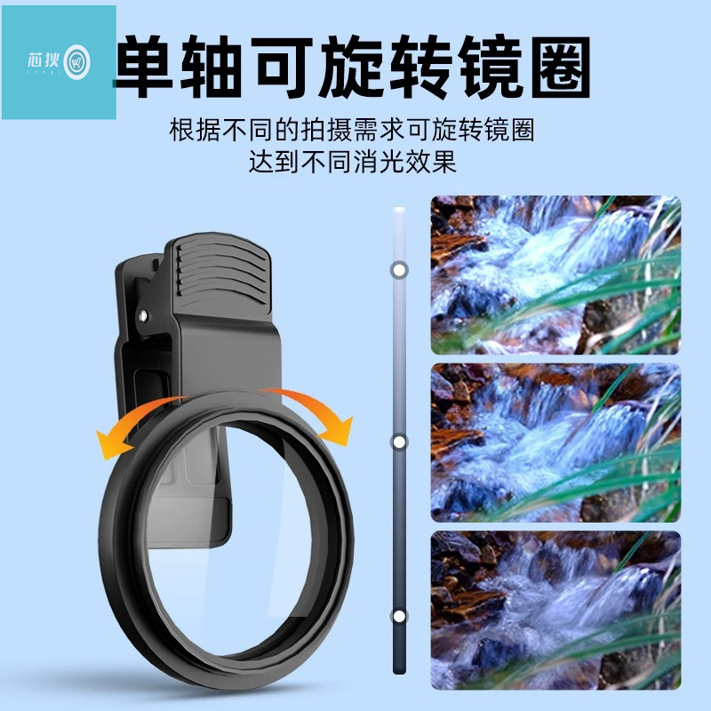 Core Di CPL Polarizer Head Filter Water Surface Reflective Filter Mobile Phone Universal Beat Glass Plant to Reduce Reflective Rate