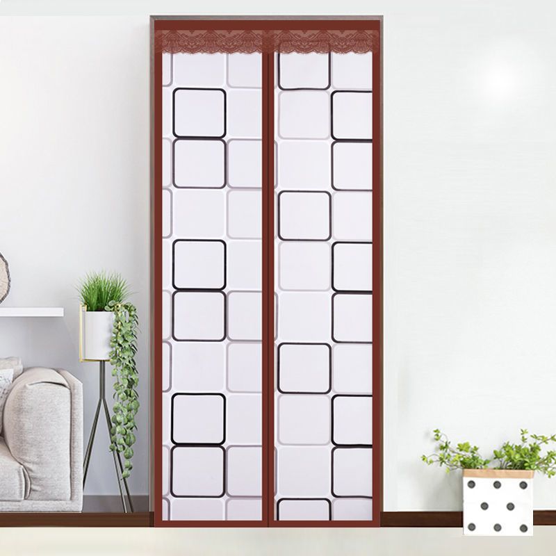 New High-End Thickened Air-Conditioning Door Curtain Partition Curtain to Prevent Air-Conditioning, Household Anti-Oil Fume Windshield, Transparent Magnetic Suction Without Punching