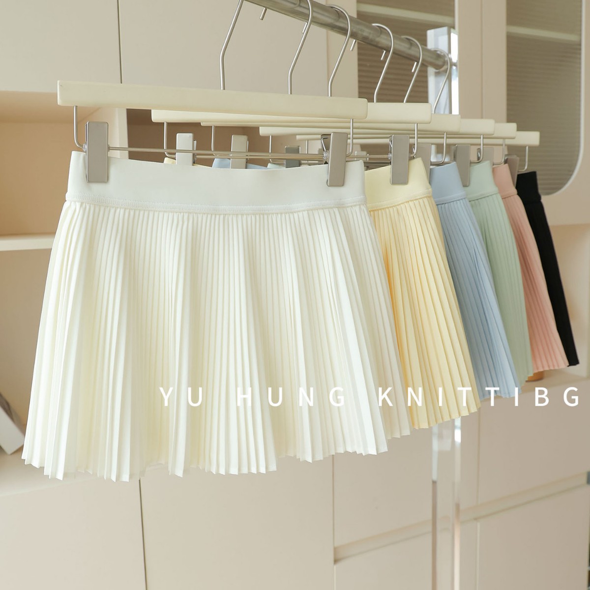 Спортивная короткая юбка для женщин на летние каникулы, двухчастная, подкладка, антимикроволновая, для бега, фитнеса, быстросохнущая, юбка с складками для тенниса