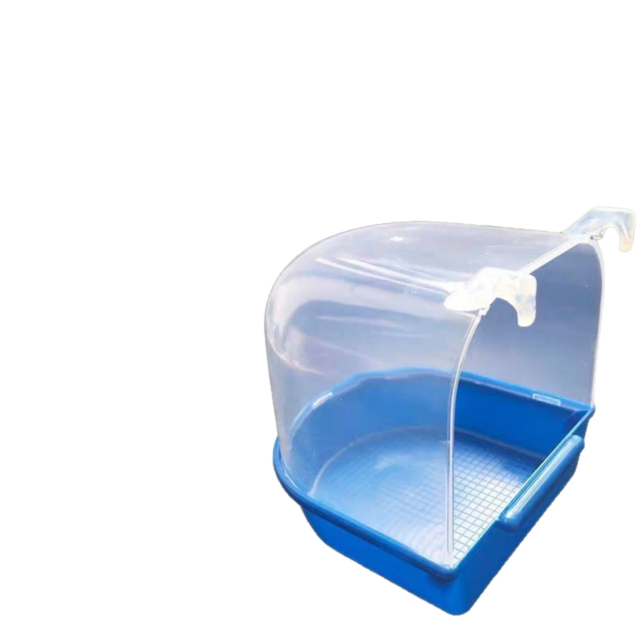 New Bird Bathing Box for Budgerigars, Cockatiels, Lovebirds, and Parakeets, Suitable for Round and Square Cages, Upgraded Version