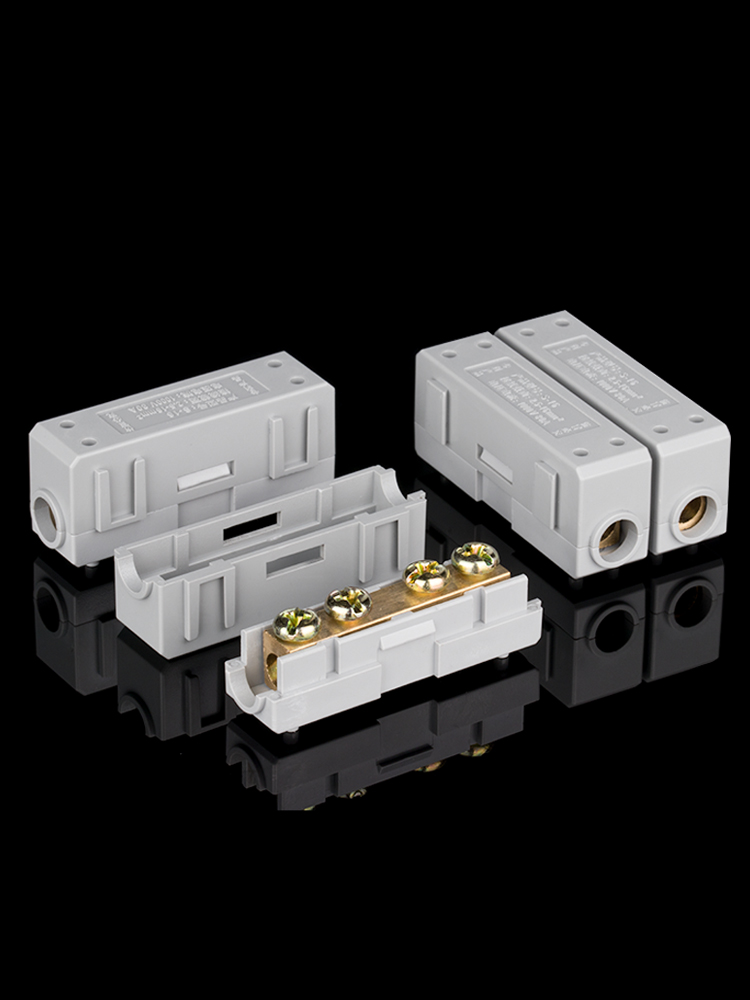 High-Power Terminal Block Wire Quick Connector Splicable Parallel Wire Straight-Through Butt Joint 2.5-16 Square Meters