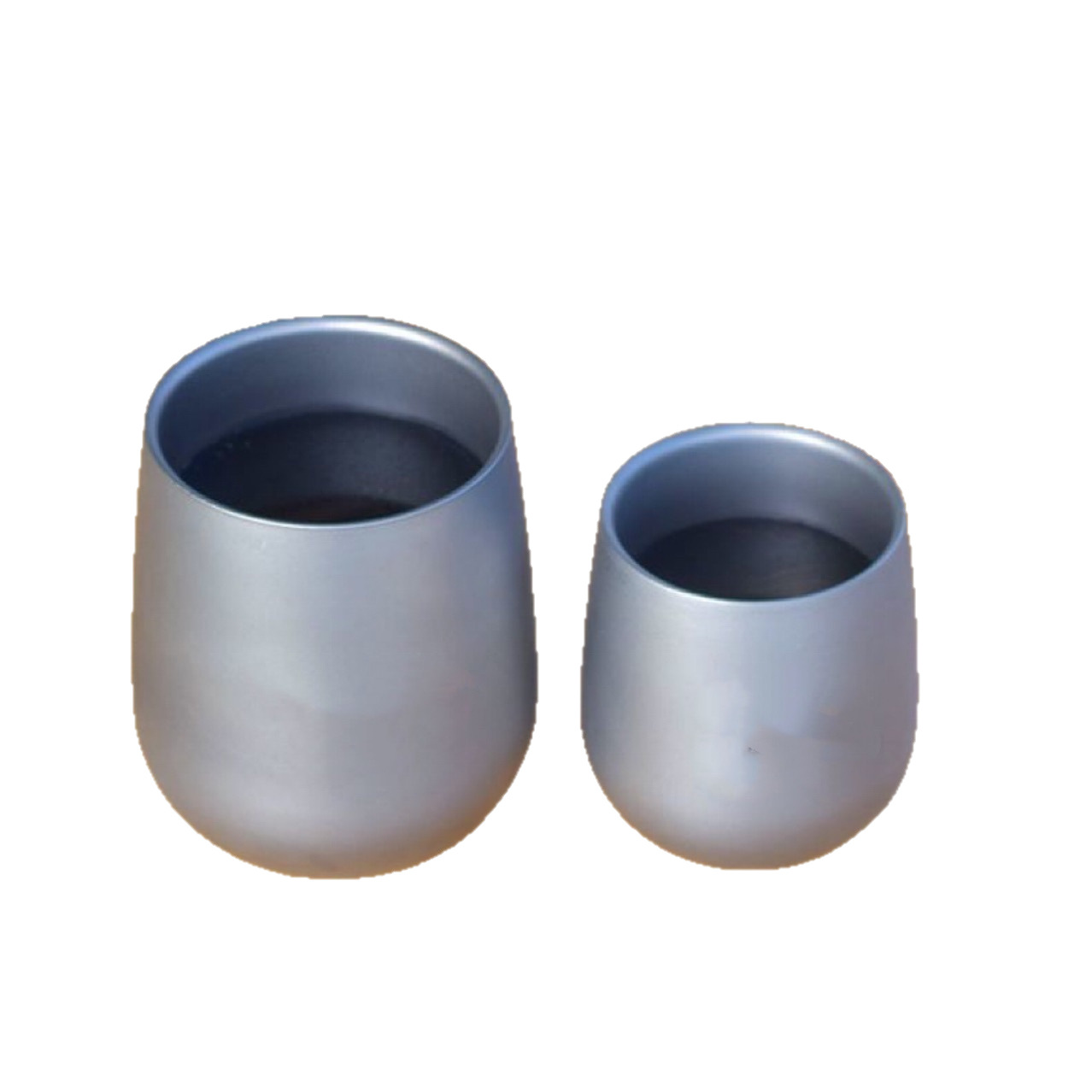 Wholesale Outdoor Titanium Cup Camping Cup Double-Layer Coffee Cup Beer Cup Titanium Water Cup Portable Cup Tea Cup Eggshell Cup