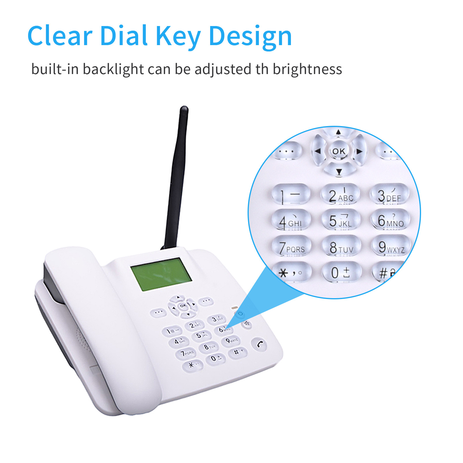 F317 Wireless Card Telephone Gsm Office Home Fm Radio Old Man Fixed Card Landline