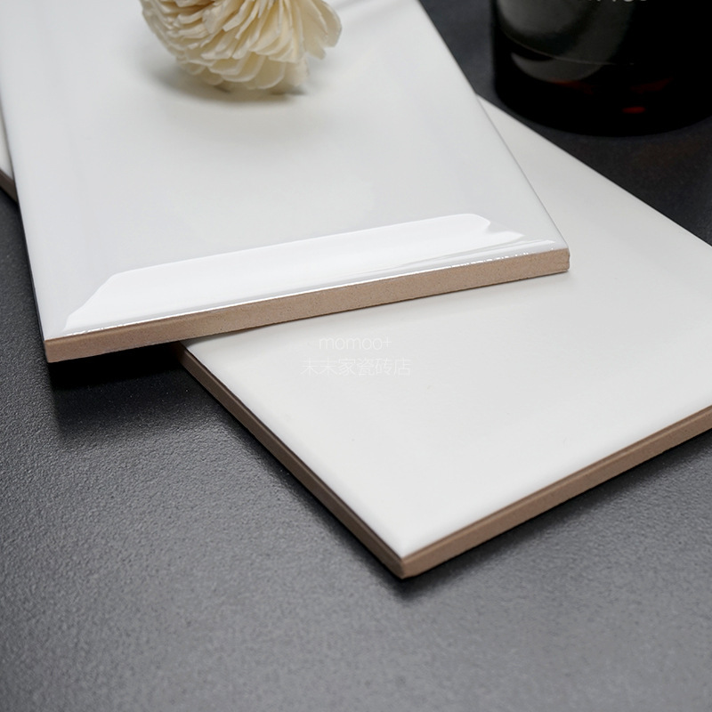 Nordic Style Small White Tile Simple Bathroom White Kitchen Wall Tile Simple Subway Tile Bathroom Tile Toilet Balcony Tile