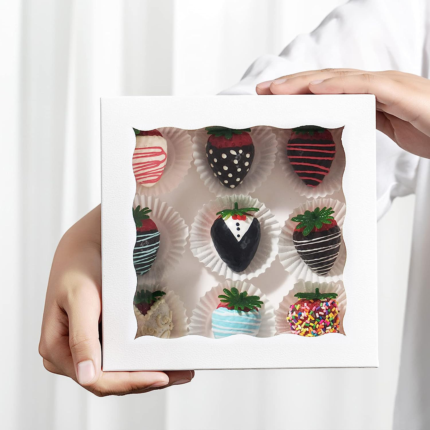 Cross-border Explosions Birthday Party Window Gift Box Wedding Party Packaging Box Window Pastry Packaging Box Valentine's Day