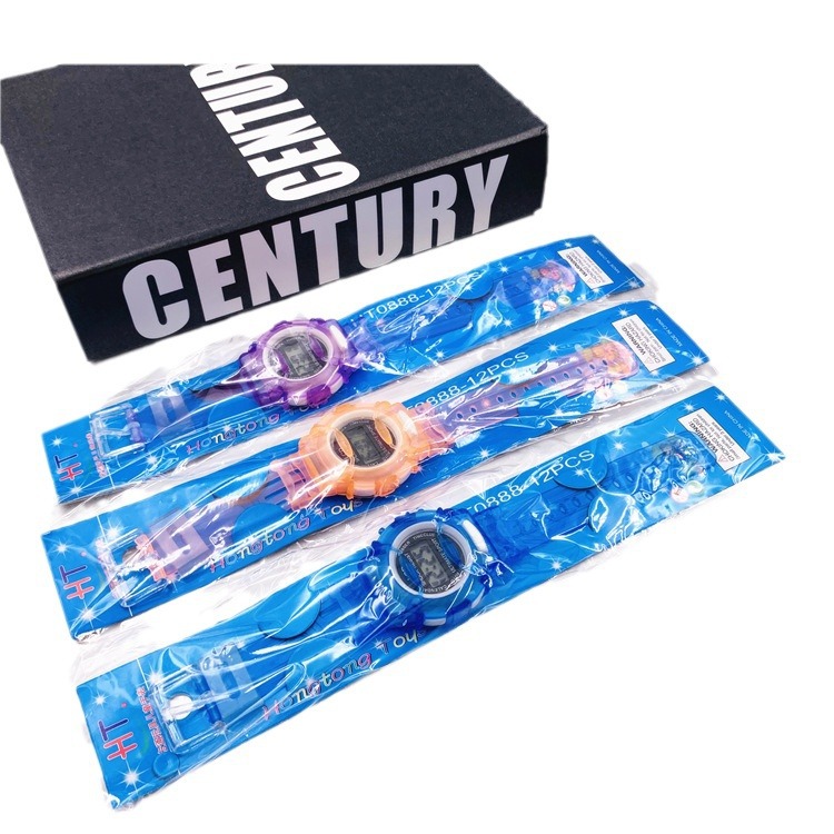 Factory Direct Sales Children's Jelly Cartoon Electronic Watch Multi-Color Student Gift Small Watch Street Stall Supply