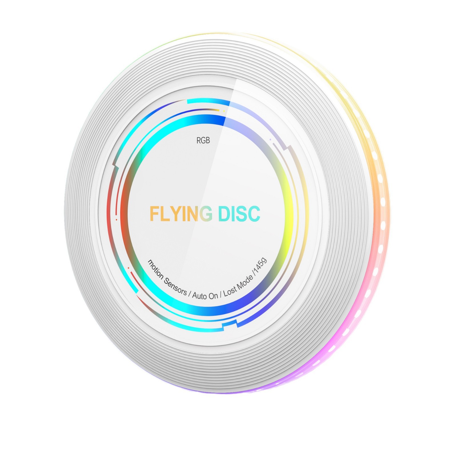 Cross Border LED Luminous Frisbee Rechargeable UFO Competitive Game Outdoor Sports Toy