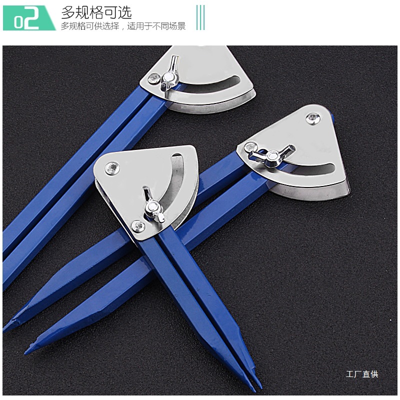 Tungsten steel alloy large iron for industrial compasses for rowing fitter is classified as woodworking machinery marking artifact I purchase