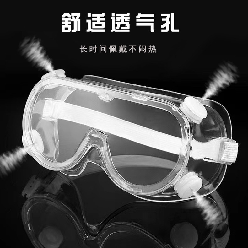 Changxi Poman Anti-Splash Medical Goggles Industrial Anti-Fog Protective Goggles Dust-Proof Glasses Medical Isolation Eye Mask