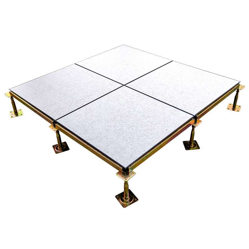 Changzhou Chaoyuan all-steel anti-static floor machine room raised floor melamine fireproof panel with edge steel floor