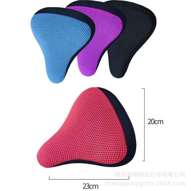 New Sun Protection Breathable Universal Bicycle Seat Cover Thickened Seat Cushion Cover Electric Bicycle Cycling Seat Cushion Cover Comfortable