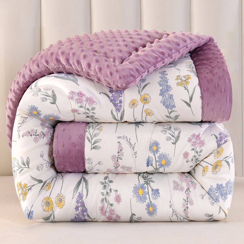 Doudou Quilt Autumn and Winter Soy Fiber Quilt Winter Quilt Thickeneded Home Bedding Winter Quilt Core Winter Quilt
