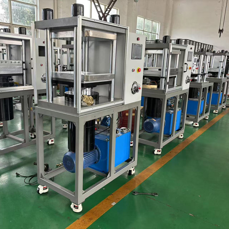 自动型平板硫化机PLC控制实验室塑料高分子颗粒粉末材料压片制样
