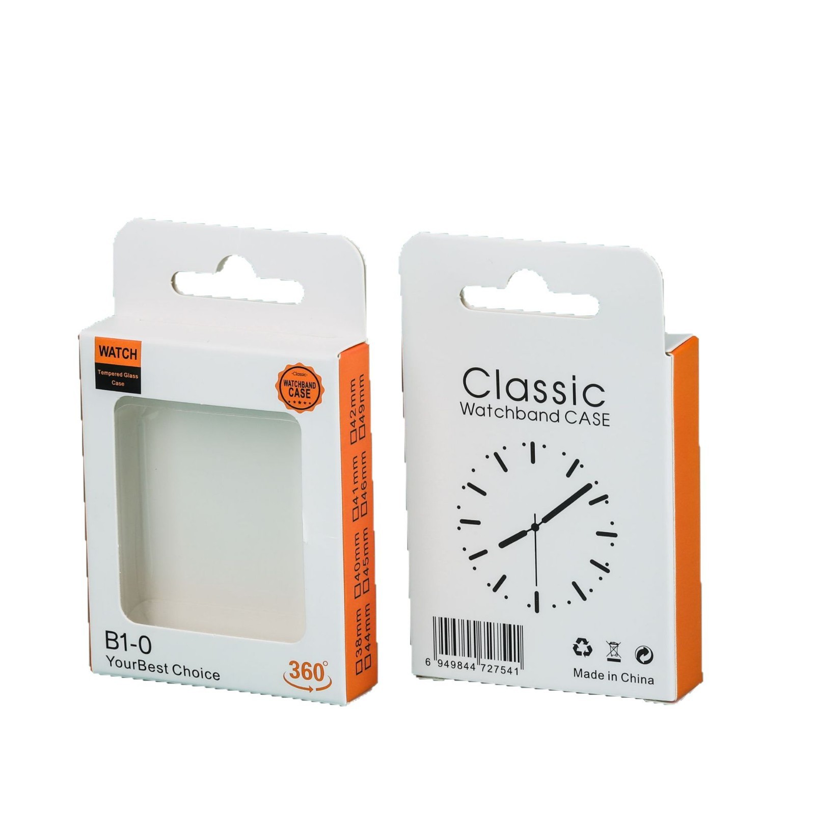in stock Apple Watch Watch Case Protective Case Packaging Neutral Color Box Blister with Inner Support Packaging Box