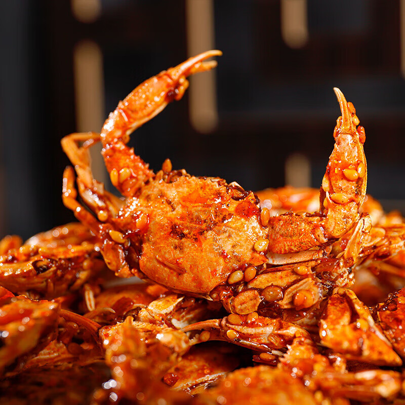 Jinliqiao Crispy Sea Crab 20G/Pack Spicy Sea Crab Craving Bag Snack Snack