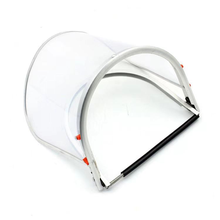 Factory in stock supply aluminum edging face screen safety helmet special mask aluminum bracket cutting and polishing mask