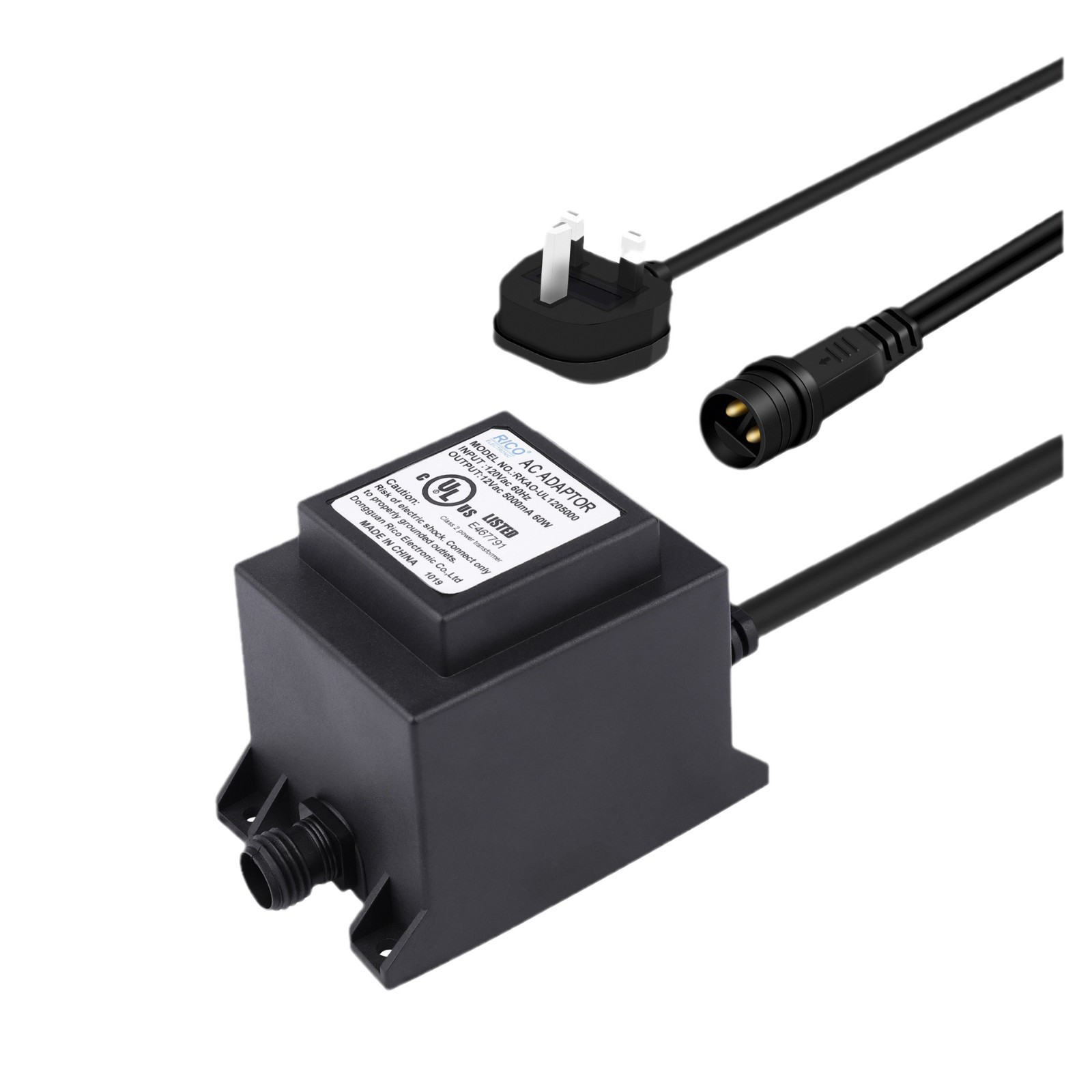 Uk Certified 24V 150W Waterproof LoW Frequency Fire Bull Transformer