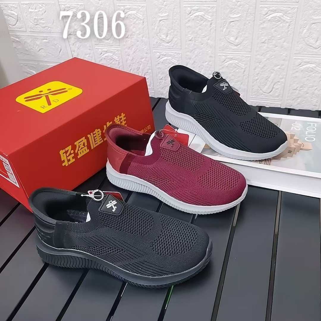 Фуцзянь красные Q Ting Feiwei двойные сетчатые мужские обувь 2025 весна и осень женские повседневные обувь новые легкие прогулочные обувь 7306