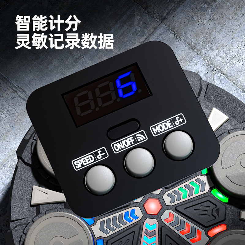 Cross-border Smart Boxing Target Music Lighting Machine Hanging Wall Target Boxing Trainer Adult Children Home Fitness Machine