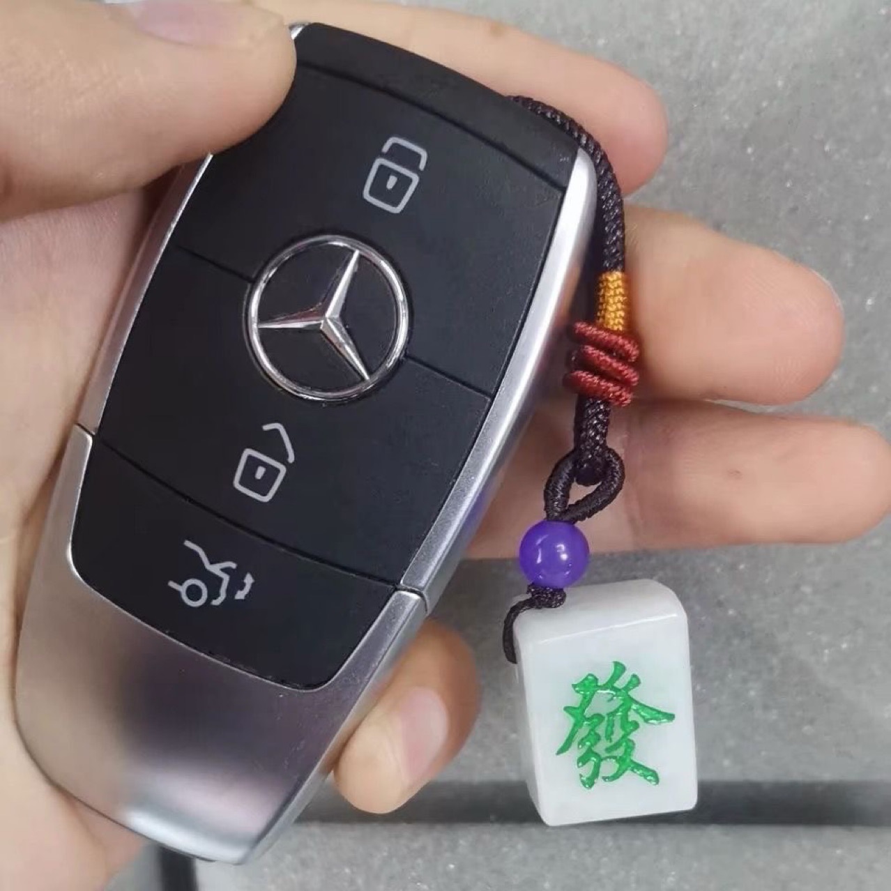 Natural A-Grade Burmese Jade Pendant Mahjong Fortune Pendant Men's and Women's Jewelry Jade Wholesale