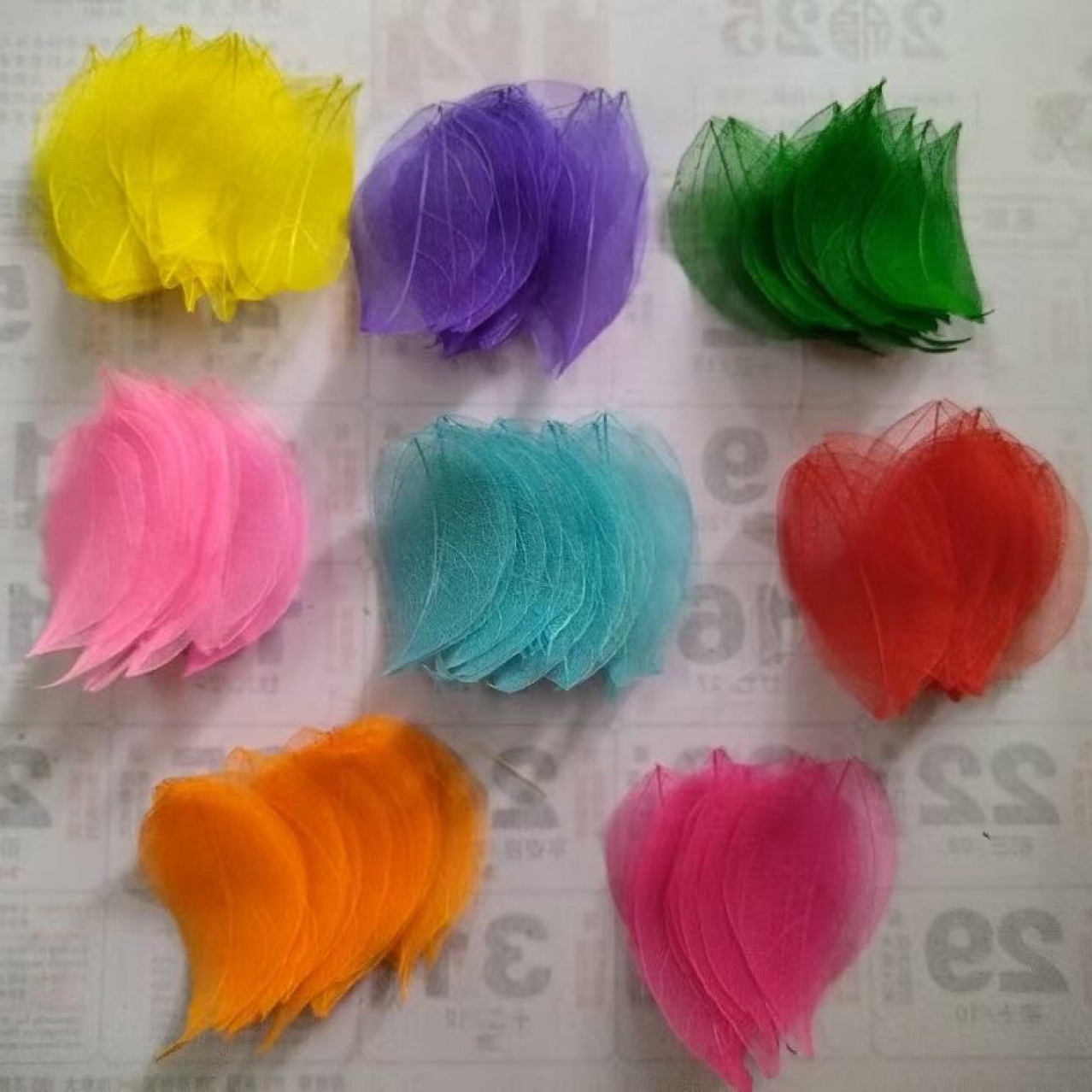 Diamond Leaf Vein Natural Material Background Picture Handmade DIY Photo Wide Decorative Painting Mural Craft Sticker Bookmark Leaf