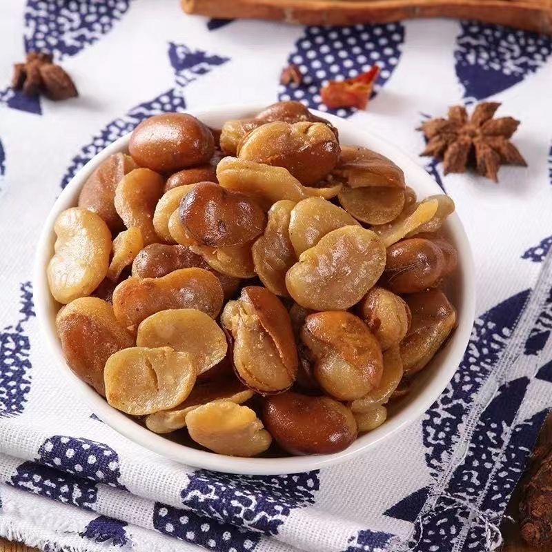 Jinlian Beans Broad Beans Pine Beans Casual Nostalgic Snacks Orchid Beans Wholesale Crispy 8090S Childhood Memories Spiced