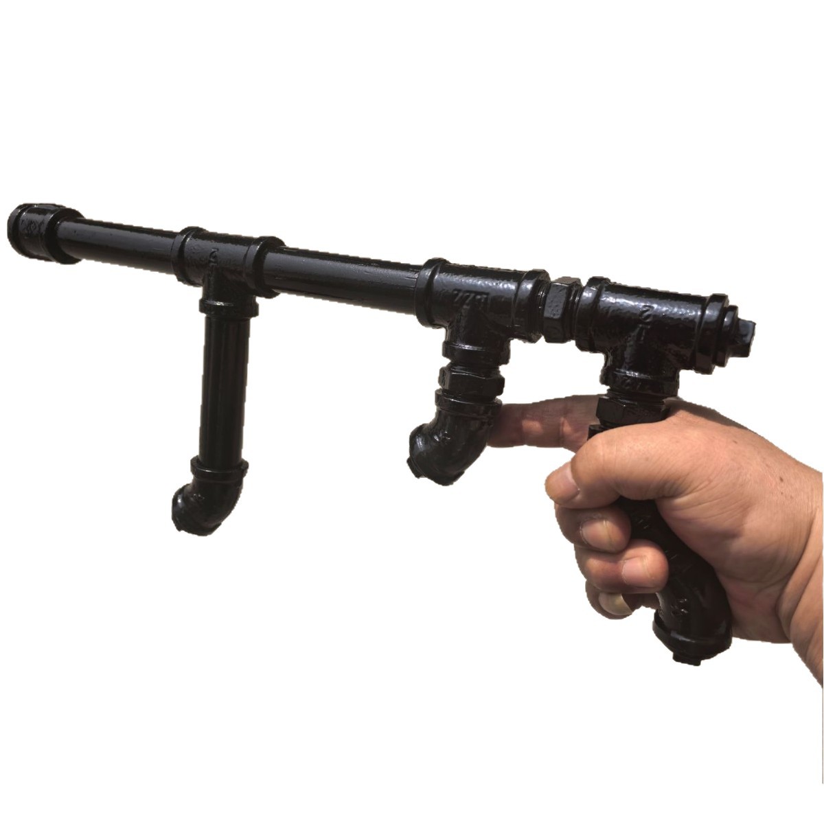 Pipe Fittings Hand-Assembled Model Toy Gun, Heavy and Strong Ornaments, Gifts, Suitable for Street Stalls and Night Market Sales