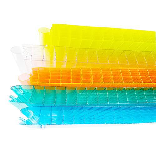 Pc Plug-In Board Curtain Wall Door Sign Indoor Partition Exterior Wall Roof Lighting Splicing 50Mmpc Plug-In Sun Board