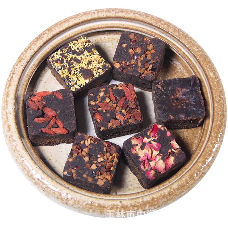 Ancient Brown Sugar, Old Brown Sugar, Multi-Flavor Handmade Individually Packaged Old Brown Sugar, Ginger, Jujube, Wolfberry, Brown Sugar Blocks Wholesale