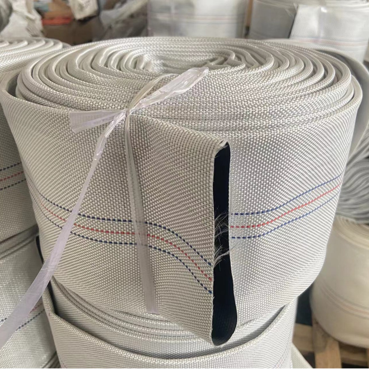 Water Belt Pumping Agricultural Exhaust Irrigation Watering Ground 1inch Explosion-proof pvc High-pressure Sunscreen Canvas Thickeneded Water Pump Soft Water Pipe