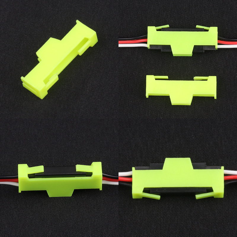 Steering gear extension line Y-line plastic anti-loosening buckle terminal connector anti-falling off fixed wiring card can be fixed color
