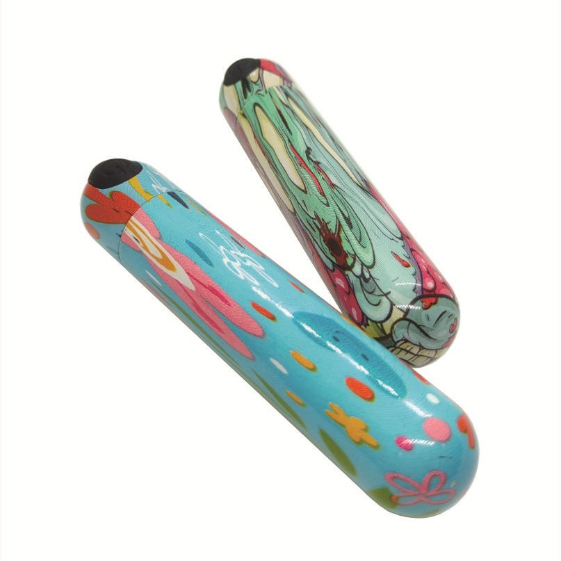 Printed Bullet Adult Products Vibrating Egg Bullet Printed Matte Glossy Water Transfer Printing Manufacturer Customized Printing Processing