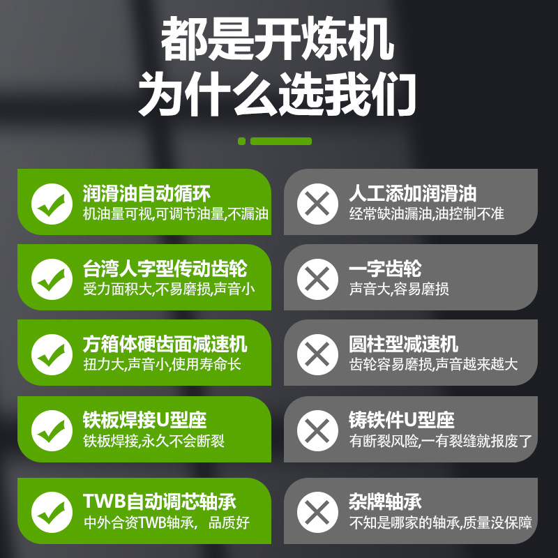 16-inch large open rubber mill rubber silicone plastic double-roll mixing and color mixing machine