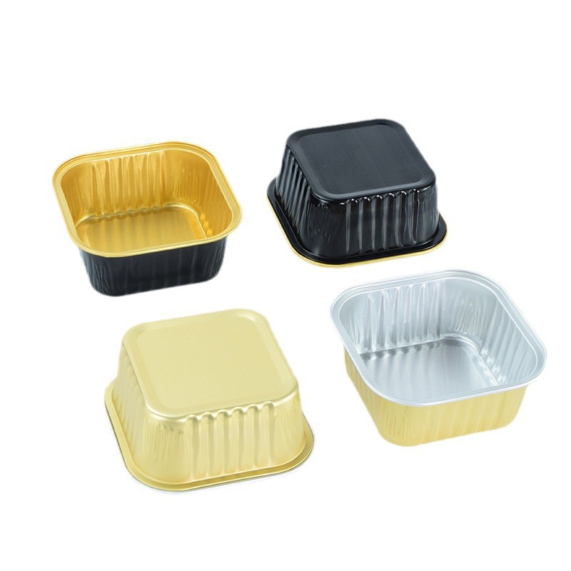 9035 Pudding Cup 150ml Iceberg Lava Packaging Chocolate Cake Mousse Tiramisu Dessert Square Box