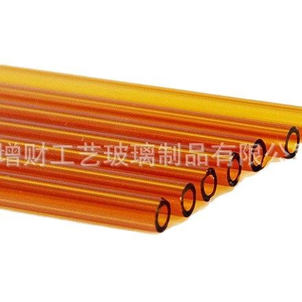 Customized Heat-Resistant Glass Hollow Bottomless Double-Way Tube High Borosilicate High Temperature Resistant Colorfuled Glass Tube High Transparency