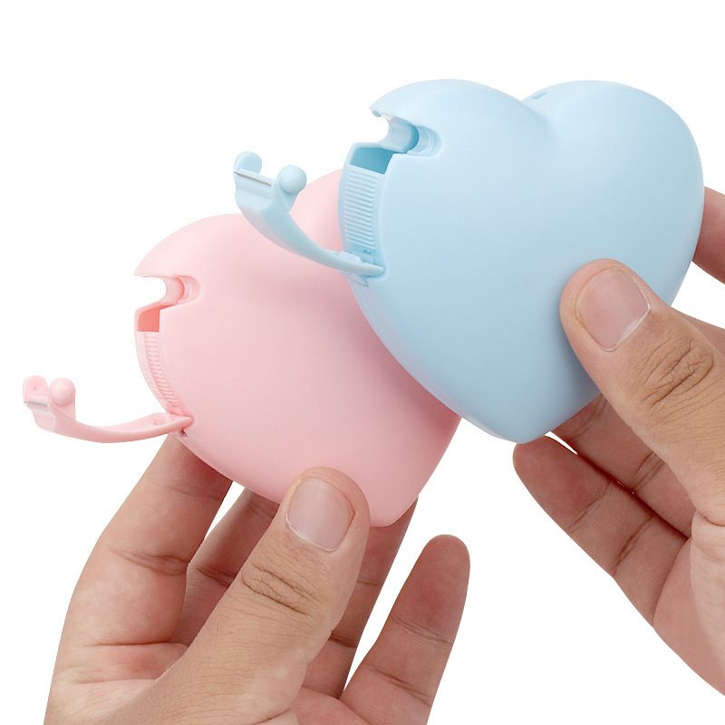 Creative Stationery Tape Cutter Donut Tape Seat Invisible Portable Hands-free Student Cartoon Student Supplies