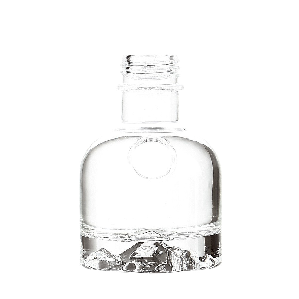 Spot 100ml Small Wine Bottle Glass Spherical White Wine Bottle with Packaging Empty Bottle Transparent White Wine Bottle