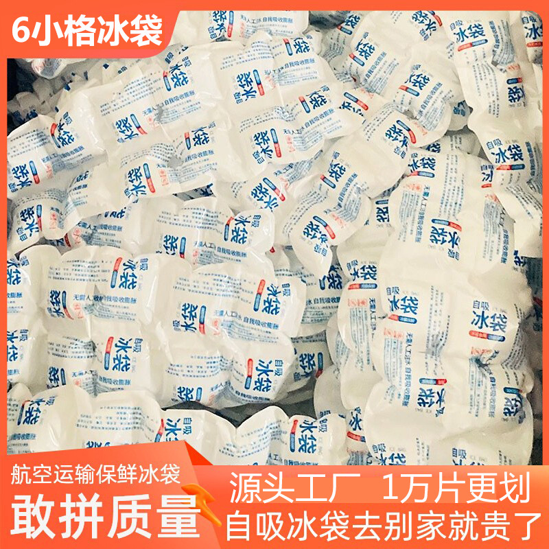 Water-free self-absorption ice bag express special frozen commercial repeated use fresh food grade multi-Specification