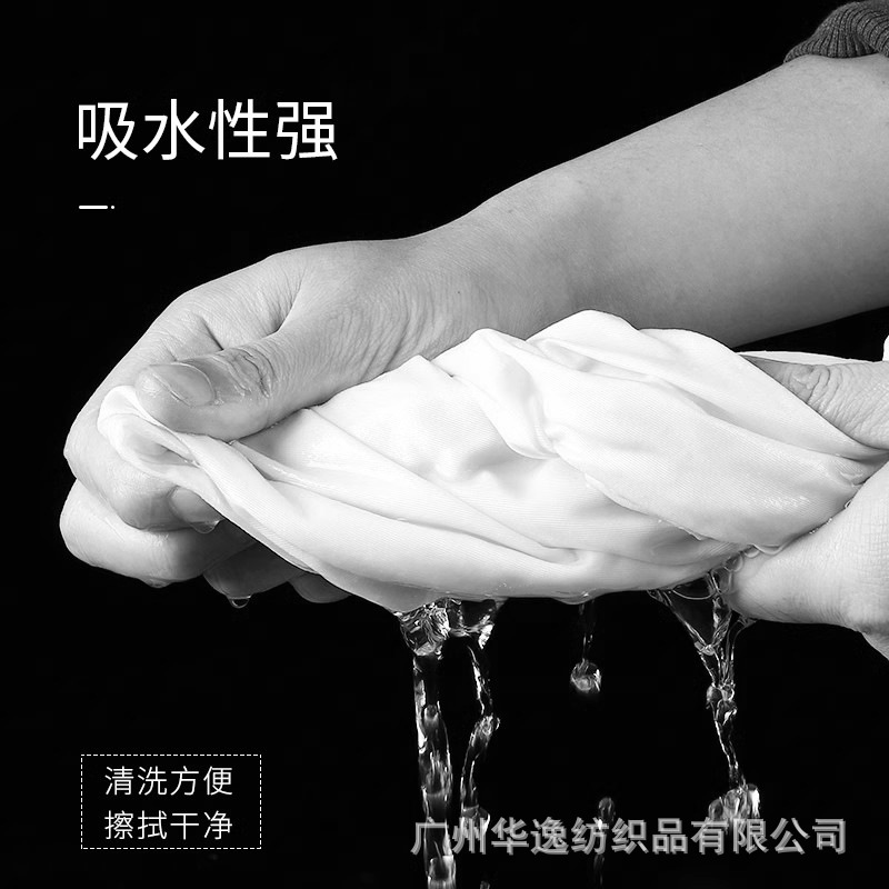 Pure white cotton mouth cloth hotel Western restaurant pure cotton napkin cloth folding flower mouth cloth Cup cleaning cloth lint-free