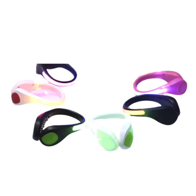LED Luminous Shoe Clip Outdoor Night Run Flash Street Dance Shoe Lights Night Riding Safety Warning Running Lights