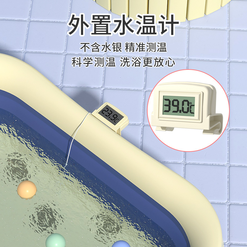 Электронный цифровой термометр для измерения температуры в ванной, водонепроницаемый, антибактериальный