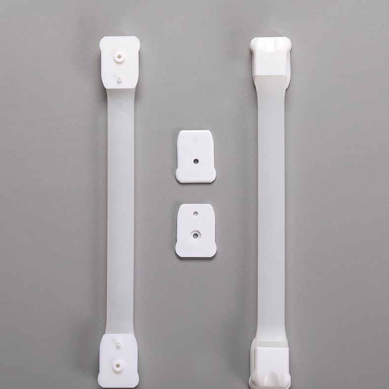 Plastic Accessories Bag Buckle Plastic Accessories Bag Accordion Bag Handbag Hand Bow Buckle Button Semi-Finished Vertical