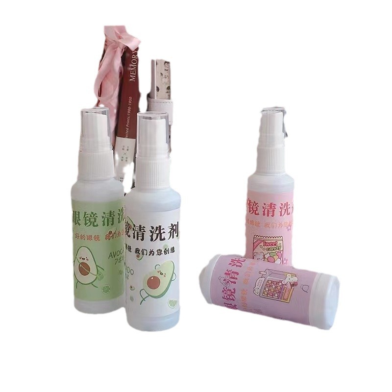 Color Bottle Wholesale Glasses Cleaning Liquid Lens Cleaning Agent Glasses Cleaner/Lens Care Agent Printable Store Name