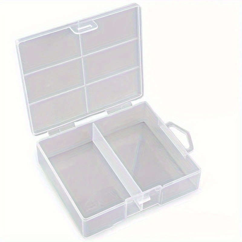 Battery storage box 24 AA battery large storage box protection box transparent environmental protection plastic strong and durable