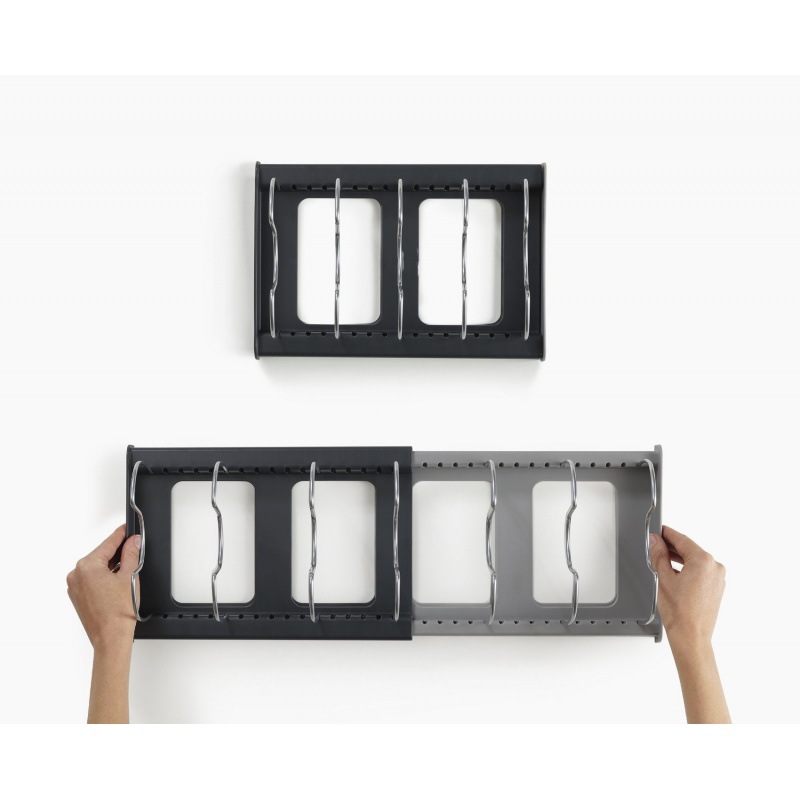 Multi-layer Table Top Stainless Steel Retractable Adjustable Pot Lid Storage Rack Pot Lid Storage Box Stretch Pot Lid Rack