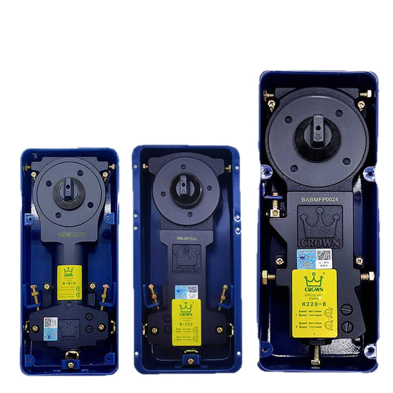 Shanghai genuine goods Crown Floor Spring (CROWN)H-220B Frameless Frame Glass Door Wooden Door Floor Spring Positioning